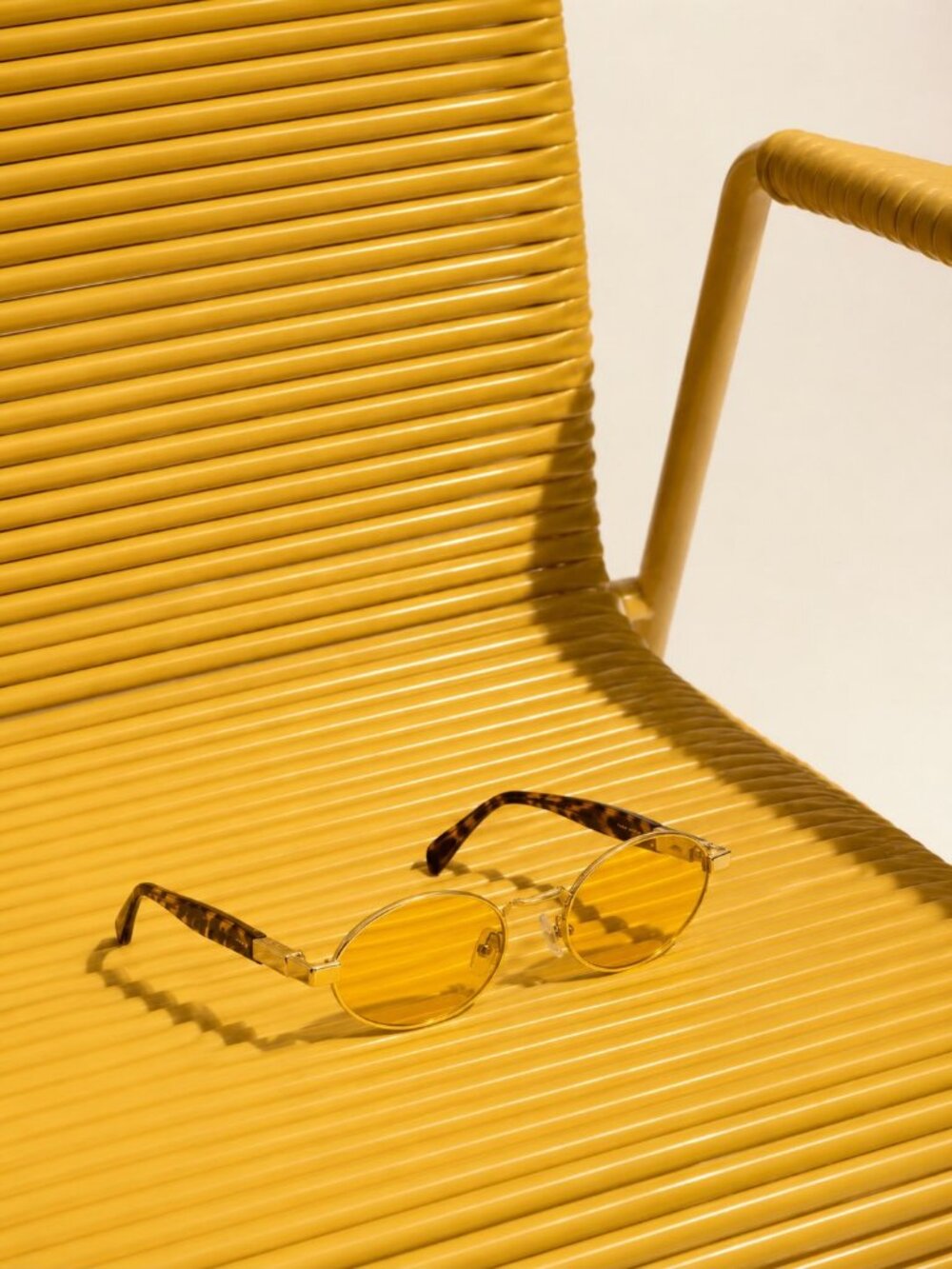 Sola Sunglasses Gold Yellow Lens NWT